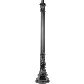 Creil Außenlaterne – 142 cm – Aluminium – schwarz oder grün