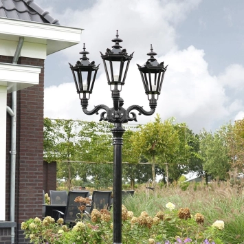 Lanterne d'extérieur 3 lumières - Old Waalwijk - 235 cm