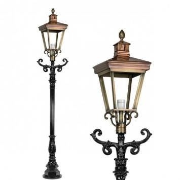 Support d'échelle en aluminium avec boucles décoratives