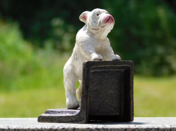 Serre-livres Bull Terrier – en fonte – lot de 2