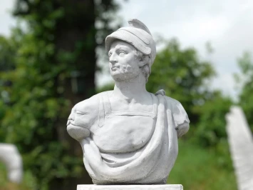 Büste des Ares (Mars) – antike Steinstatue – 85 cm – Römisch