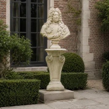 Lodewijk XIV op grote zuil – monumentaal standbeeld