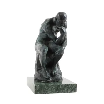 De Denker XL – 37,3 cm – klassieke bronzen afwerking