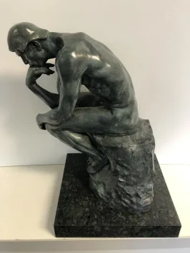 Der Denker XL – 37,3 cm – klassische Bronzeausführung