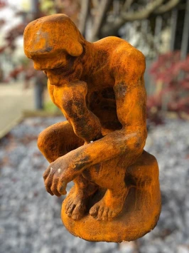 Sculpture artistique « Le Penseur » en fonte - statue classique