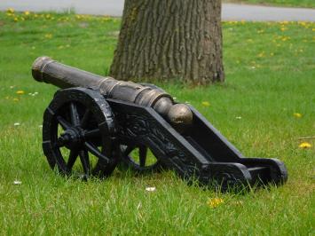 Klassiek kanon van gietijzer - 67 cm lang - decoratief