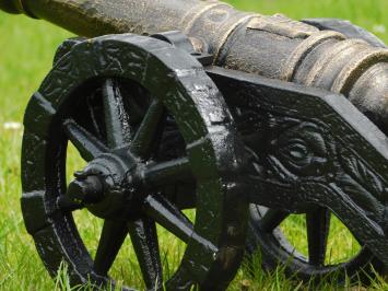 Klassische gusseiserne Kanone – 67 cm lang – dekorativ
