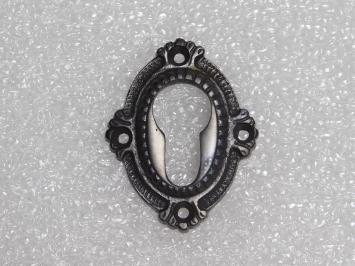 Rosace de verrouillage PC – laiton patiné foncé – classique