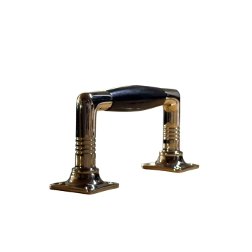 Deurgreep nikkel glans - hoogwaardig - 13,5 cm breed