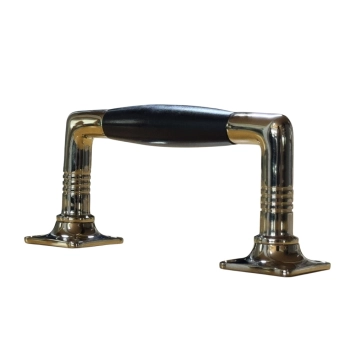 Türgriff aus glänzendem Nickel – hochwertig – 13,5 cm breit