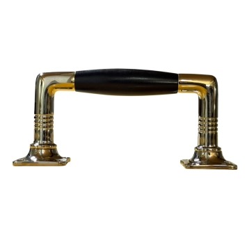 Deurgreep nikkel glans - hoogwaardig - 13,5 cm breed