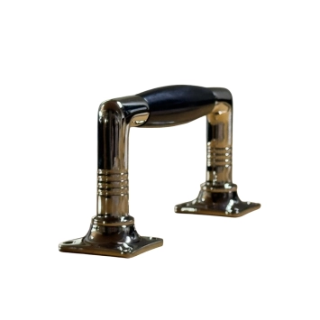 Türgriff aus glänzendem Nickel – hochwertig – 13,5 cm breit