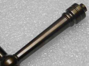 Türgriff „Montel“ – dunkel patiniertes Messing – Klassisch