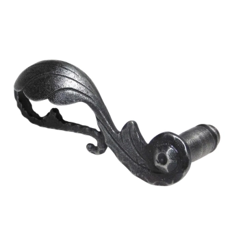 Vienna Türgriff links – galvanisiertes Gusseisen – klassisch