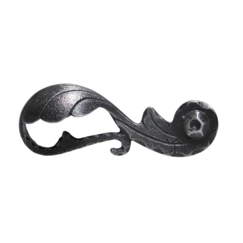 Poignée de porte gauche Vienna – fonte galvanisée – classique