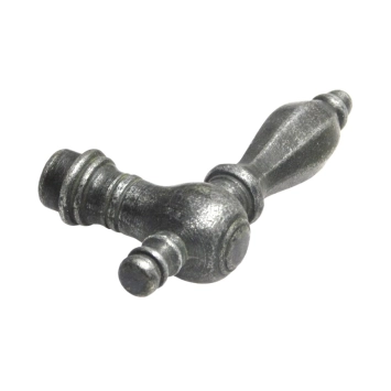 Robuster Türgriff – verzinktes Gusseisen – 12 cm – langlebig