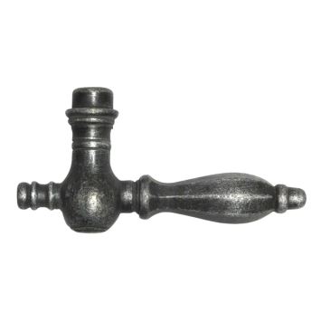 Poignée de porte robuste – fonte galvanisée – 12 cm – durable