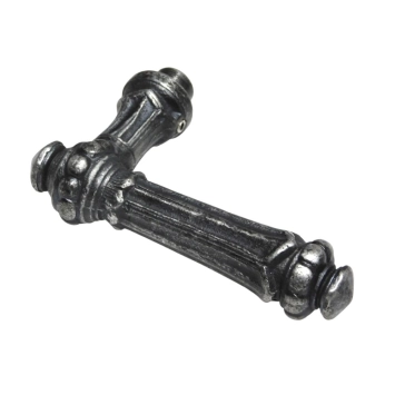 Deurklink Oxford – gietijzer verzinkt – klassiek – 13 cm