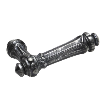 Poignée de porte Oxford – fonte galvanisée – classique – 13 cm