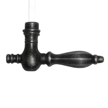 Poignée de porte Kensington – en fonte galvanisée – robuste