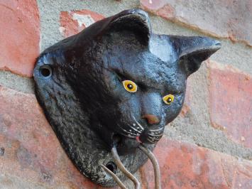 Heurtoir de porte chat et souris – en fonte – coloré – ludique