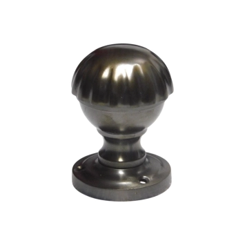 Klassieke Deurknop met Rozet - stijlvol Gepatineerd Messing