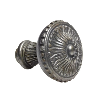 Poignée de porte fixe Milano – fonte galvanisée – 5,7 cm