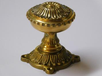 Türknauf mit Rosette – Fester Knauf – Messing