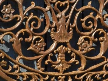 Fußmatte aus Gusseisen – dunkelbraun – Wanddekoration – rustikal