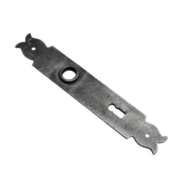 Langes Türschild „Baron“ – BB72 – verzinktes Gusseisen