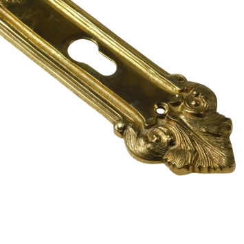 Plaque de porte classique – PC 92 – laiton – 32 x 7 cm