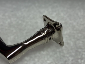 Ensemble de quincaillerie de porte - chrome brillant - ensemble complet