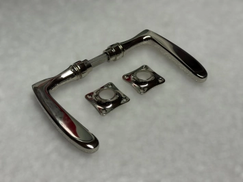 Türbeschlag Satz – Chrom glänzend – komplettes Türset