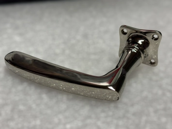 Türbeschlag Satz – Chrom glänzend – komplettes Türset