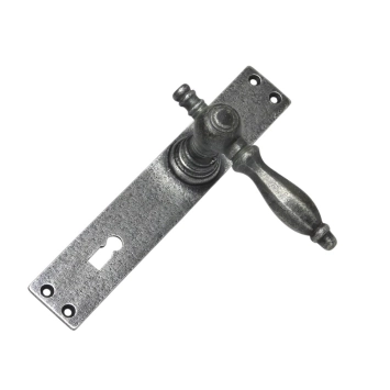 Türbeschlag Satz – Türgriffe und Türschilder – verzinktes Gusseisen