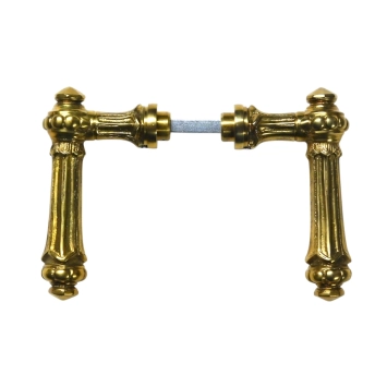 Messing deurklinken - set van 2 - klassieke krukken