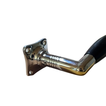 Türgarnitur Nickel glänzend – Zimmertürbeschläge mit Rosetten – klassisch