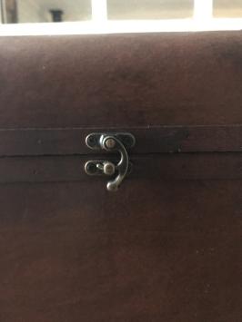 Dekorative Koffer, ein Satz von 3 Koffern, die ineinander passen