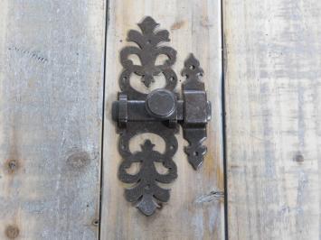 Schiebeschloss, Türbeschlag als Antique - Schloss aus Eisen