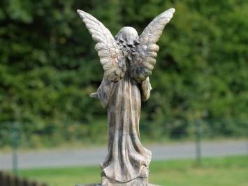 Ange - statue en polystone - 72 cm - robuste - classique