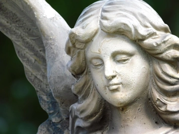 Ange - statue en polystone - 72 cm - robuste - classique