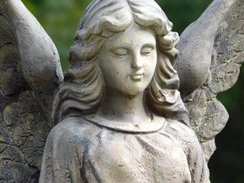Ange - statue en polystone - 72 cm - robuste - classique