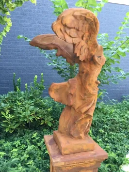 Statue de Niké en oxyde – 97 cm – déesse grecque en pierre