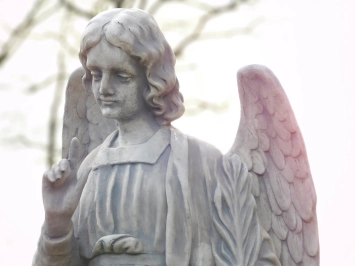 Engel - stenen beeld - 108 cm - klassiek - gedetailleerd