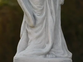Steinengel mit großen Flügeln – Gartenfigur – 80 cm