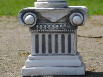 Stenen engel - op sokkel - 60 cm - spiritueel en in detail