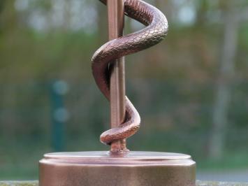 Escula Affenschlange in Bronzeoptik, schöne Skulptur