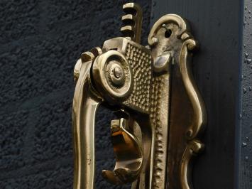 Ouvre-bouteille mural – tire-bouchon à levier – laiton patiné