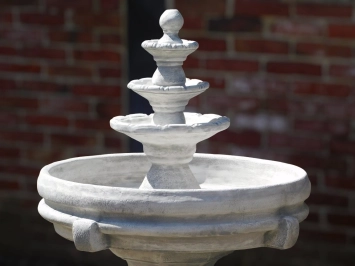 Fontaine de jardin classique – 120 cm – pierre – jeu d’eau lourd