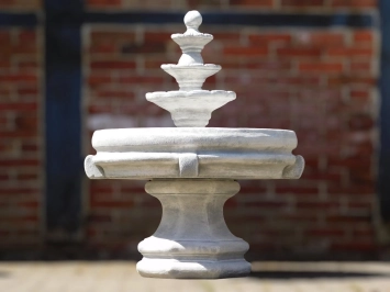 Fontaine de jardin classique – 120 cm – pierre – jeu d’eau lourd